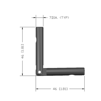 41-220-1 MODULAR SOLUTIONS PROFILE FASTNER MITER CONNECTOR - END MOUNT DRILLING REQUIRED